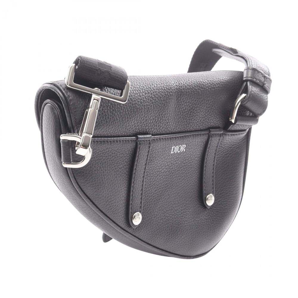 CHRISTIAN DIOR Black Leather Shoulder Bag - Picture 2 of 7